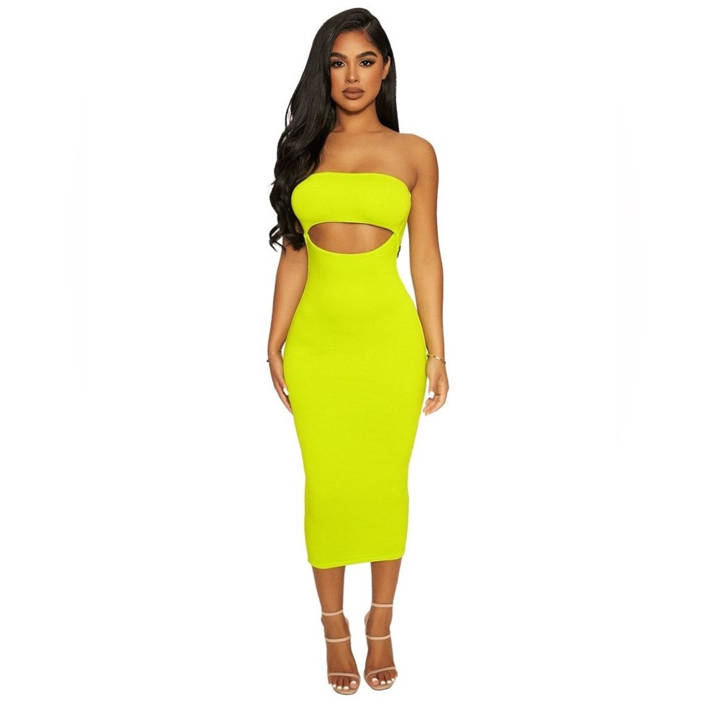 Naked Wardrobe The NW Hole'd It Down Dress